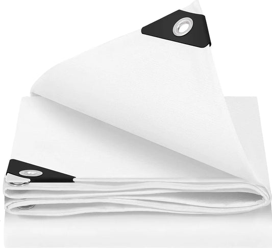 WOLTU ūdensizturīgs brezents 3 × 3 m – 260 g/m², balts