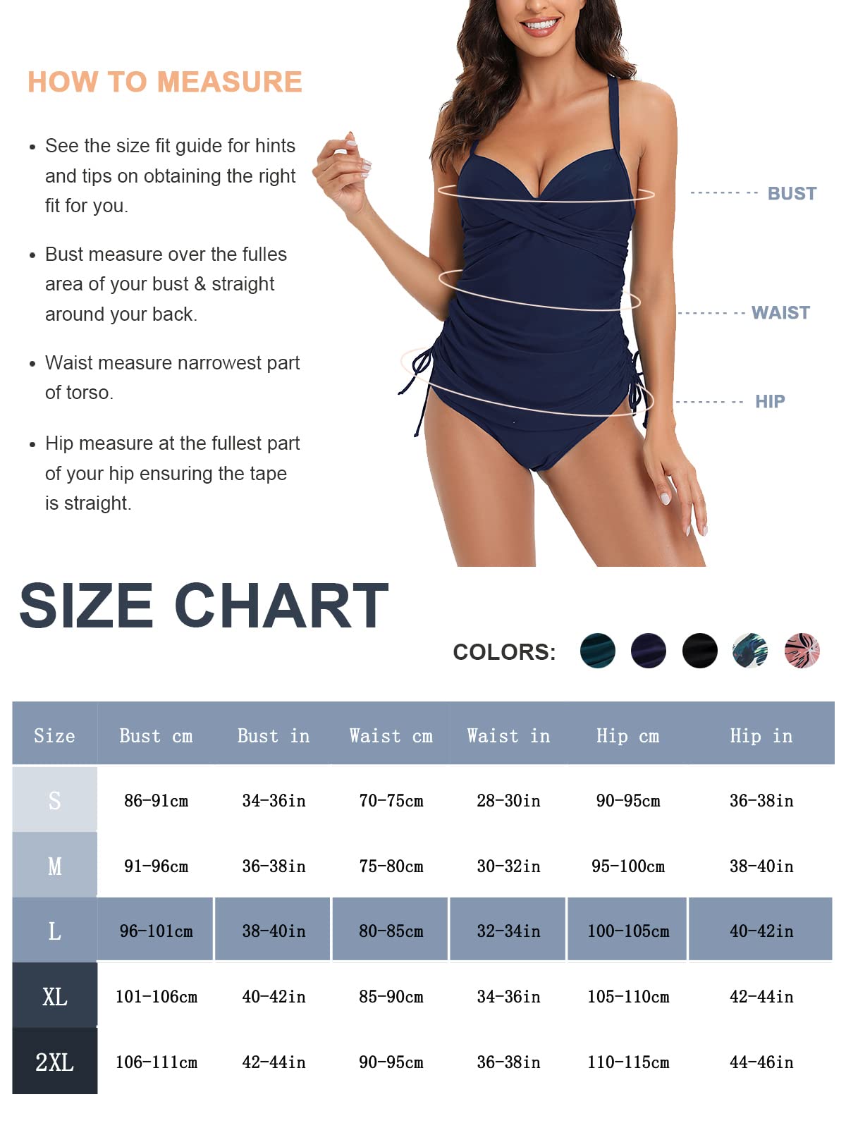 CheChury Women's Tankini Sexy Set Push up Swimsuit high Waist Two-piece swimwear Tankini Swimsuit Beachwear Sporty Summer