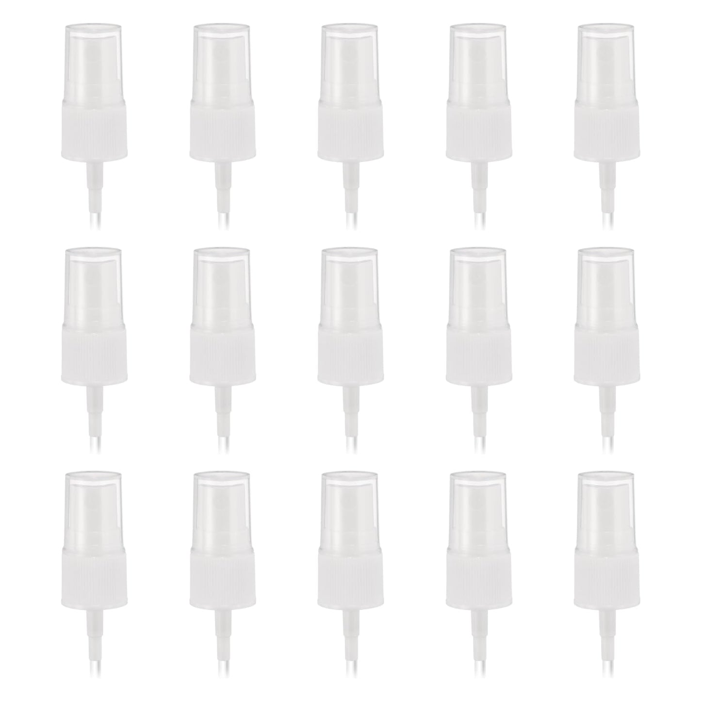 Spray Bottle Pump Heads 50-pack 18/410 Fine Atomizer Reusable Replacement – White