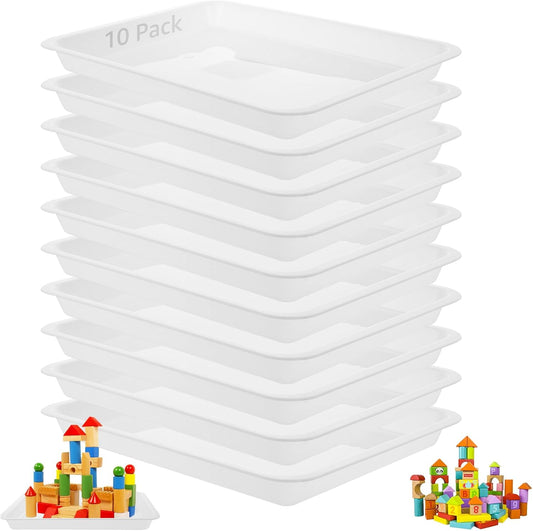 CYEER Pack of 15 pack  Plastic Trays