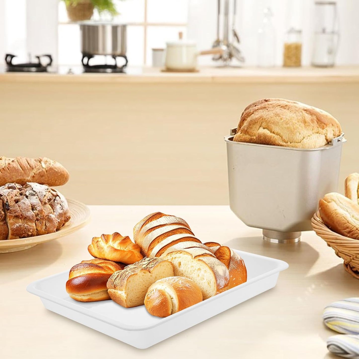 CYEER Pack of 15 pack  Plastic Trays