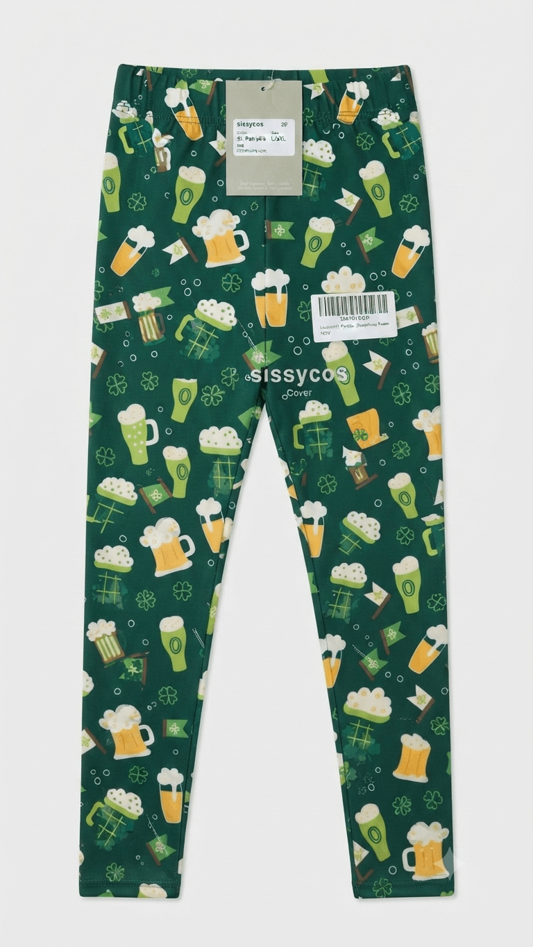 Sissycos Women's Christmas Leggings 3D Print Colourful Comic Yoga Pants – Cartoon-2 L/XXL - Gultify