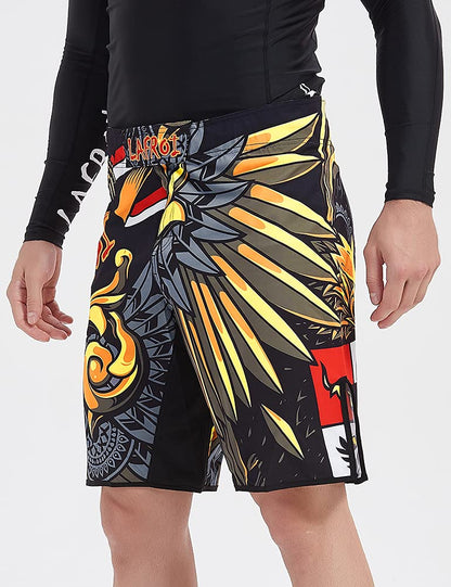 Men's MMA Cross-Training Boxing Shorts with Drawstring & Pocket – LA Royal MD