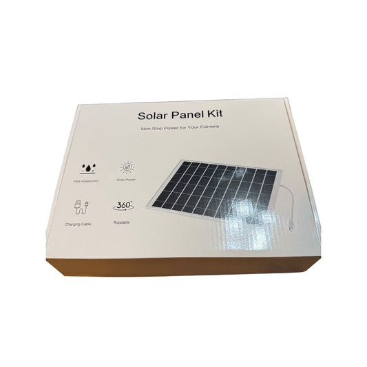 Solar Panel Kit drošības kamerai, IP65, 360° regulējams