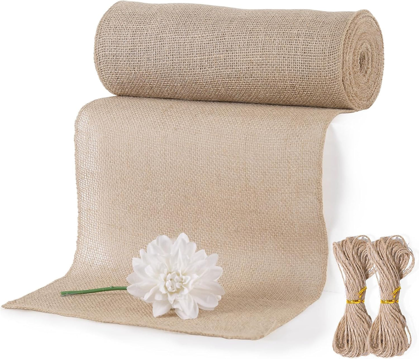 Jute Table Runner Roll 30 cm x 10 m, 100%