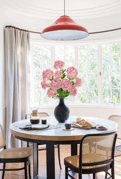 5-Piece Artificial Hydrangea Flower Set – Pink 50cm