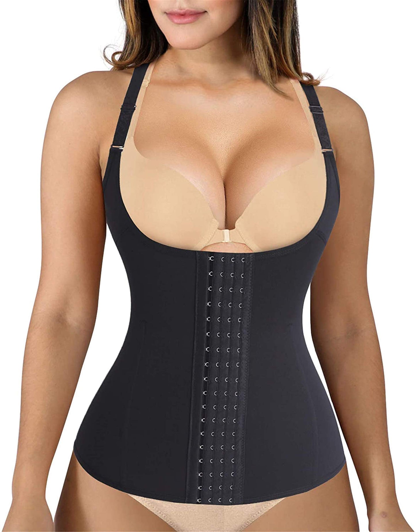 CHUMIAN Women's Waist Shaper Underbust Corset Waist Trainer Corset Tummy Control Body Shaper for Weight Loss Waist Cincher