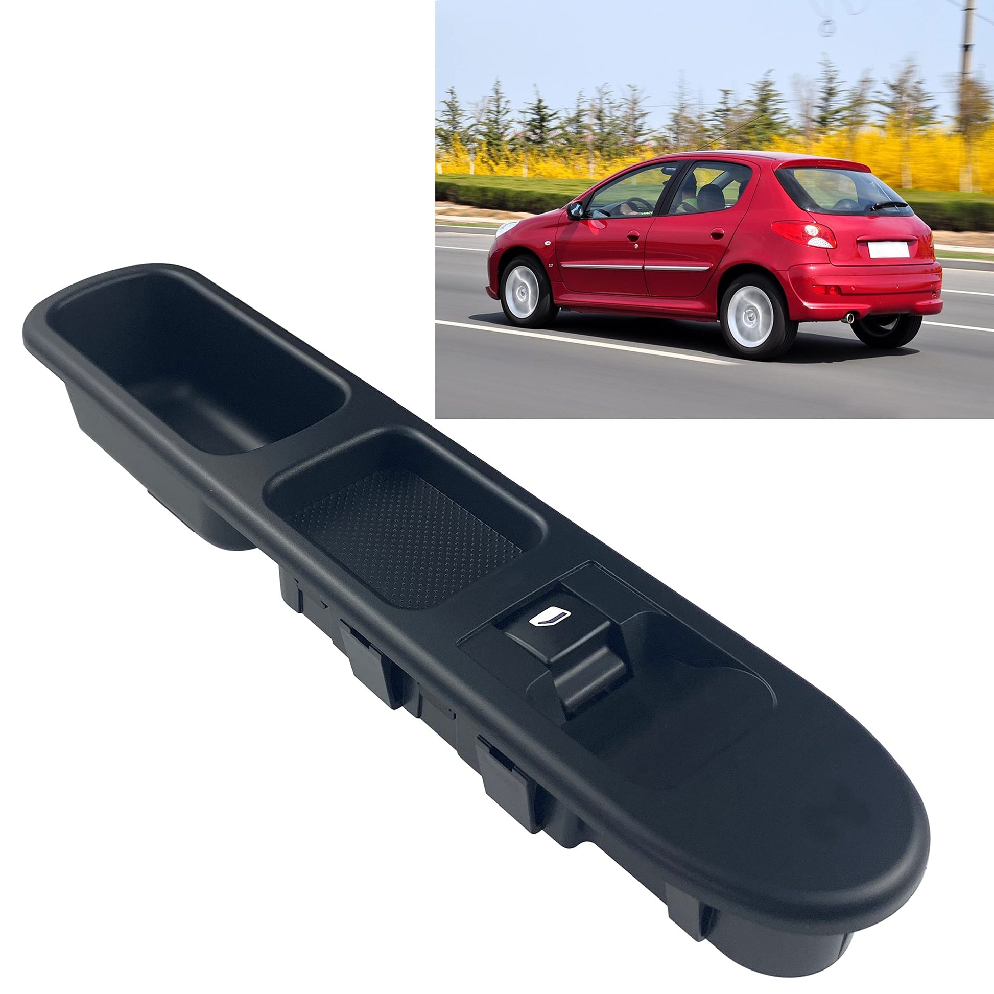 FanPaYY 6490.HQ Window Control Switch, Electric Window Lifter Lock Door Window Passenger Side 6554.HJ for Peugeot 207