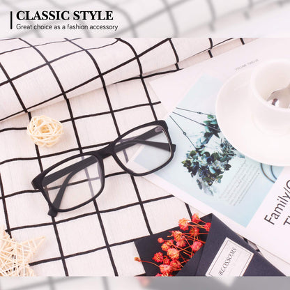 GQUEEN Glasses Without Prescription Fake Glasses Nerd Glasses Women Men UV400,PO2