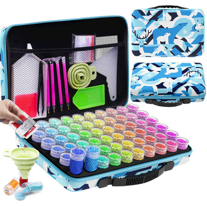 Diamond Painting Accessory Box 60 Pieces Storage Case for Rhinestones – North Pole